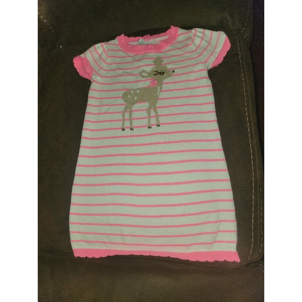 Gymboree fairy‎ tale forest deer sweater dress size 2t